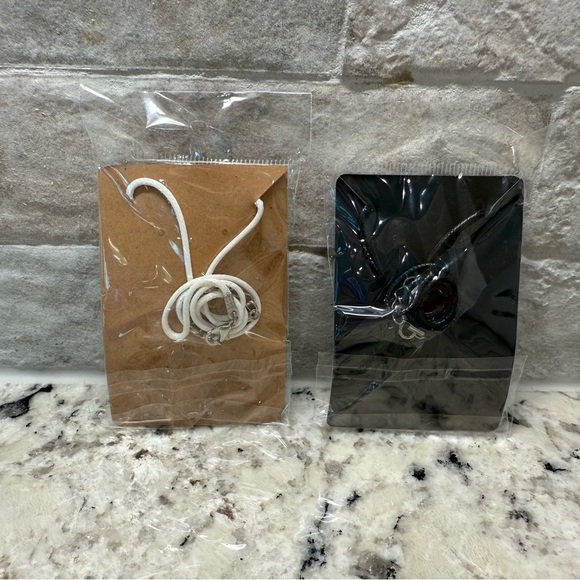 Handmade Black Onyx Pendant Necklace NIP - choose 1 - Picture 2 of 5